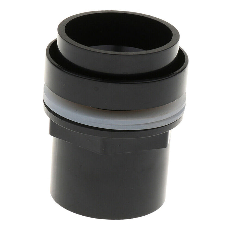 Fish Tank Water Pump Tube Aquarium Pipe Connector Adapter 50mm Dia 2x