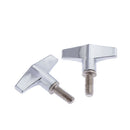 Durable 2pcs Drum Cymbal Tilter Stand Wing Nut Screw 6mm M6 for Drummer