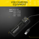 For Ni-MH Ni-CD 26650 18650 AAA AA Battery Intelligent USB Rechargable Charger