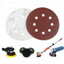 100Pcs 5in Sander Disc 60/80/100/120/240 Grit Sandpaper Sheet Hook Loop San F5I2