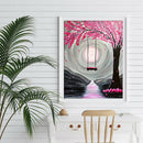 Full Round Drill Diamond DIY 5D Painting Pink Swing Kit Drawing Ornaments
