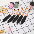 10pcs/Set Pro Toothbrush Shape Oval Makeup Brush Foundation Powder Pens Kit
