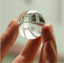 30mm Asian White Clear Healing Healthy Magic Transparent Crystal Ball Sphere
