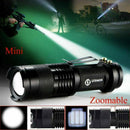 Police 1200LM Q5 LED 14500/AA Super Bright Zoom Flashlight Powerful Torch AU