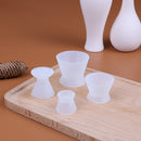 4Pcs/set Dental flexible silicone mixing cup dental silicone rubbermixingbowl M&