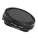 58mm Filter Adapter Ring + UV Filter w/ Cover for GoPro Hero 5 Housing Case