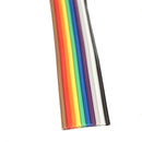 5M 10 Pin Rainbow Color Flat Ribbon Cable Wire Rainbow Cable New