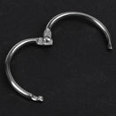 25 Pcs Metal 1.2" Loose Leaf Rings Binder Keyrings for Scrapbooking Book