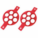 Flip Cooker Pancakes Mold - New Upgrade Silicone Pancake Molds 7 Circles Re S9G3