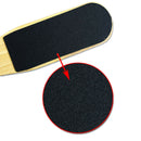 2-way Cuticle Polisher Brush Foot Rasp File Callus Remover Wood Pedicure To