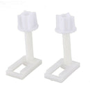 2pcs DIY Plastic Toilet Seat Screws Fixings Fit Toilet Seats Hinges Repair  Q9N3