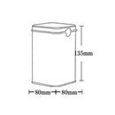 Metal Tea Cans High-Grade Lock Tinplate Coffee Candy Storage Box Tin Can Re