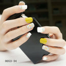 24pcs  Round False Nails Art Acrylic French Full Cover Tips Manicure Gl%!