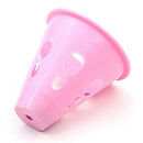 Outdoor Camping Hiking Tent Warning Lamp Cap Anti-Fall Ground Nail (Pink) A