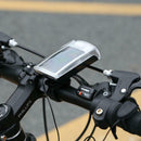 Waterproof Solar/USB Charging Mountain Bike LED Headlight+ Taillight Set A