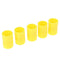 5x Bottle Connectors  Connector Tubes Scientific Experiment Yellow