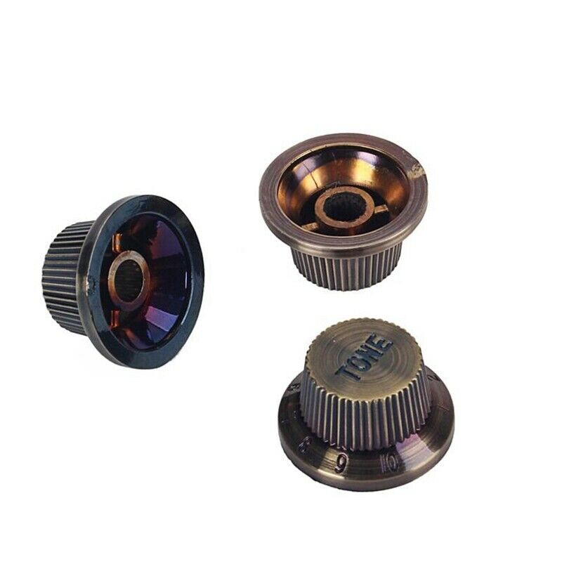 Bronze Top Hat Bell Knob Pushes The Guitar Bass Knob 5.8 Mm Knob