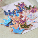 20x Mixed Felt  W Sequin Appliques Embellishment Craft for Card Making