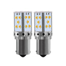 2Pcs/Lot Canbus Amber BAU15S 7507 PY21W 1156P LED Bulb Tu Light Auto Signal P0P5