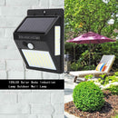 100 LED Solar Motion Sensor Wall Light Waterproof Garden Yard Security Lamp