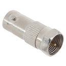 1pcs BNC Female to F Type Male RF Coaxial Cable Connector Metal Adapter  Z
