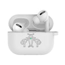 For AirPods Pro Headset Silicone Charging Case Protective Cover with Carabiner