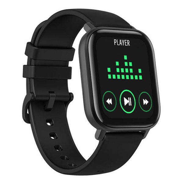 P8 1.4 inch IP67 Smart Bracelet Heart Rate Monitor Fitness Tracker (Black)