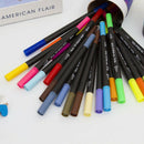 24-Color Barreled Pen, Painting Art Marker Pen, Watercolor Brush Brush, Cal