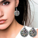 European Hollowed Turtle Dangle Ear Hook Women Drop Earrings Jewelry Gift