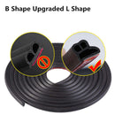 16M L Shape Car Door Hood Trunk Trim Edge Moulding Weatherstrip Seal Strip MCW