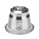 Stainless Steel Reusable Coffee Capsule Powder Filler Cup Set for Nespresso