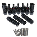5Pairs x mc4 connector male and female mc4 solar panel connector for pv cable!E