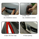 6Pcs Car Front Bumper Lip Splitter Fins Body Spoiler Canards Refit Gloss  RD Gw