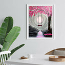 Full Round Drill Diamond DIY 5D Painting Pink Swing Kit Drawing Ornaments