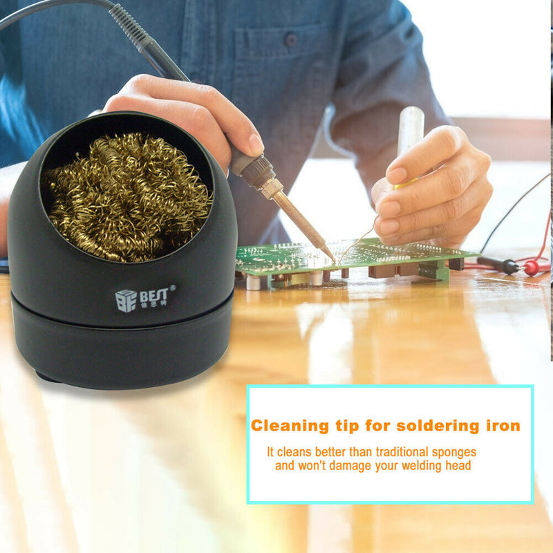 Welding Desoldering Solder Iron Tip Cleaning Ball Cleaner Steel Wire Ball