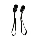 2pc Black Heavy Duty Nylon Webbing Tie Down Loops Hood Trunk For Kayak Canoe
