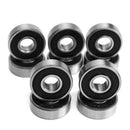 10pcs/set 608-2RS Rubber Cover Sealed Shafts Deep Groove Steel Ball Bearing DIY
