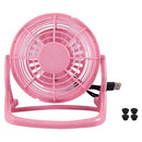 Mini fan Portable USB Desk Computer PC Laptop Silent Color: pink J2Q8