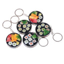 Simulation Sushi Key Chain Keyring Charm Pendant Purse Keychain ME