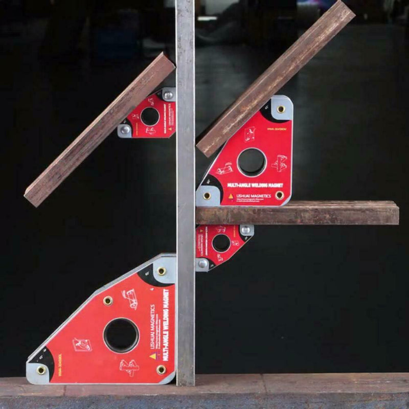 2pcs Multi-angle Nd-Fe-B Magnetic Welding Holder Welder Fixture Magnet Clip