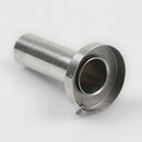 Automotive Universal Round Head 4 Inch Detachable Stainless Steel Exhaust S