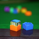 12pcs 6 Colors Pool Billiard Cue Chalk Holder Cases for Snooker Accessories