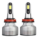 2Pcs H11 Led Headlight Bulbs Automotive Headlamp Conversion Kit Replacement