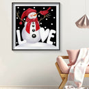 5D DIY Full Drill Diamond Painting Christmas Snowman Cross Stitch (B1461)