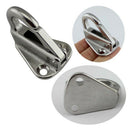 2 Pack Boat Tug Hardware Safety Catch Spring Snap Fending Hook Attach Rope