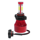 4 Sides LED Cool White Headlights COB Chips Bulbs Lamps Conversion Kits 6500K