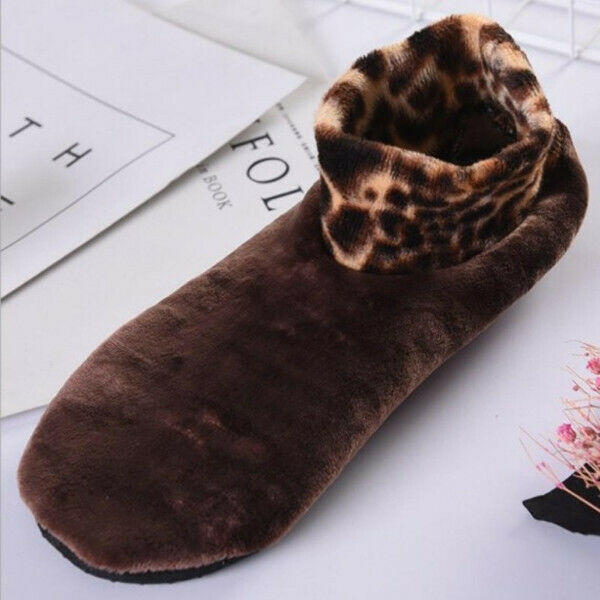 Indoor Non-slip Thermal Socks, Coffee