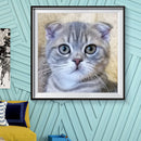 5D DIY Diamond Painting Cat Full Drill Embroidery Cross Stitch Art Picture