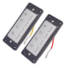 Set Mini  Pickup Bridge And Neck For 4 String Bass Guitar DIY Parts