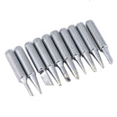 10pcs/set Lead-free Solder Screwdriver Iron Tip 900M-T for Hakko Soldering